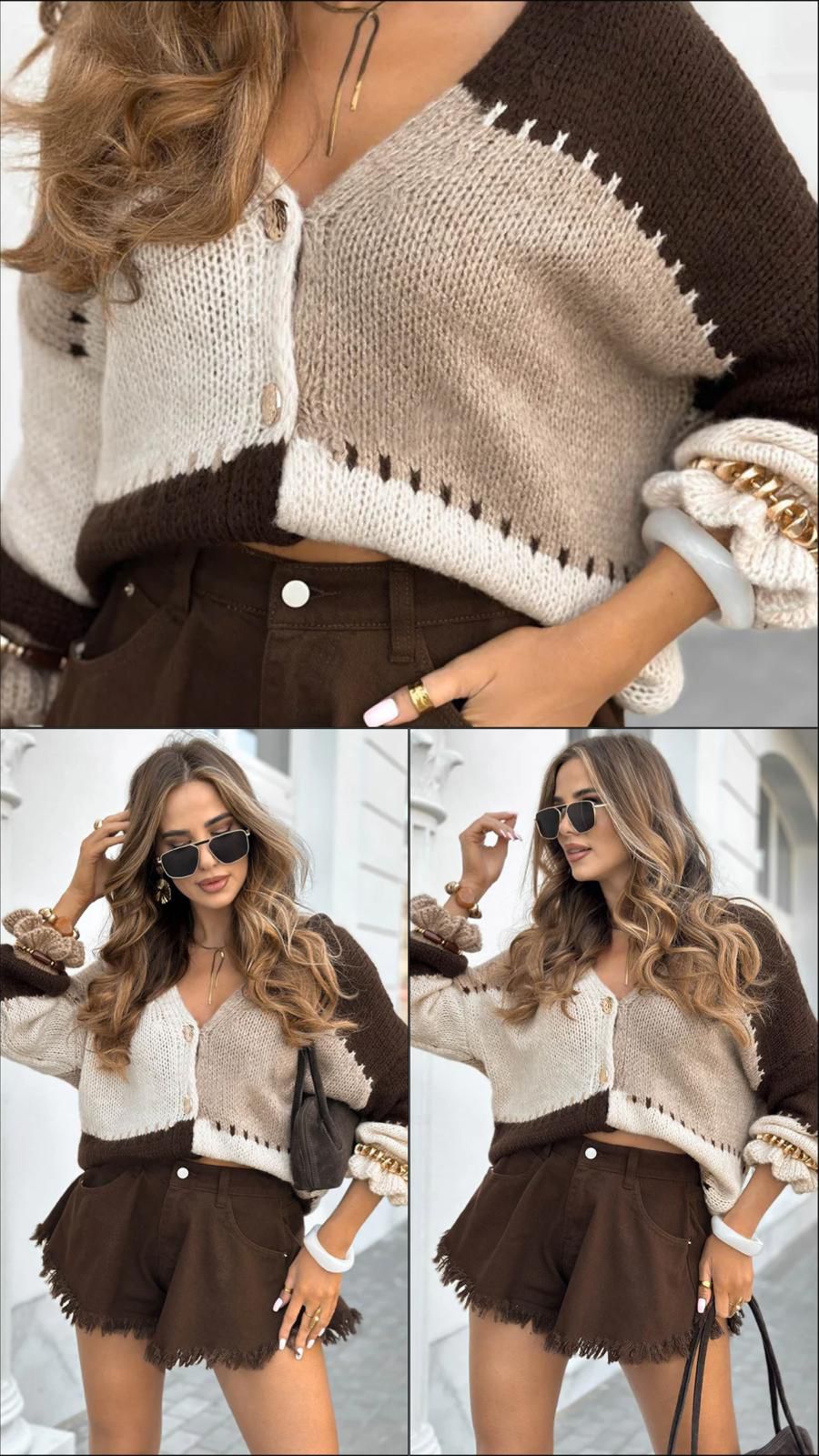 Cardigan Bella - Braun 🤎