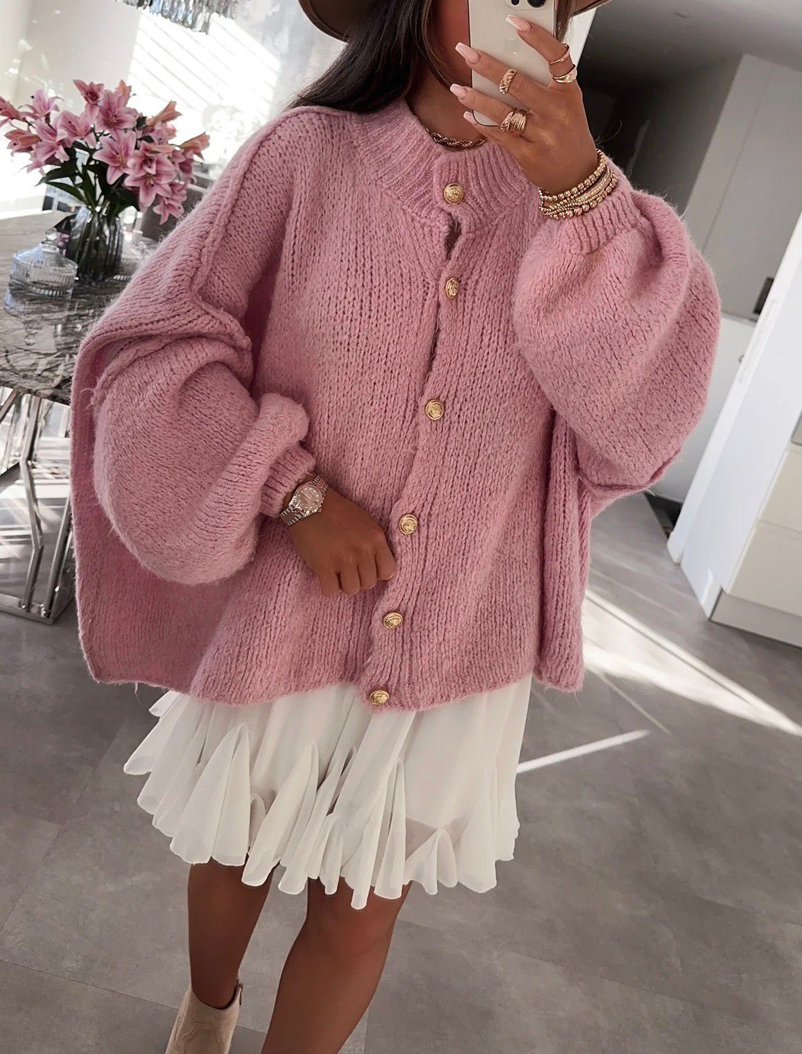Vorbestellung (Versand ab 30. Sept.) - Oversize Cardigan Tiffany 🤍